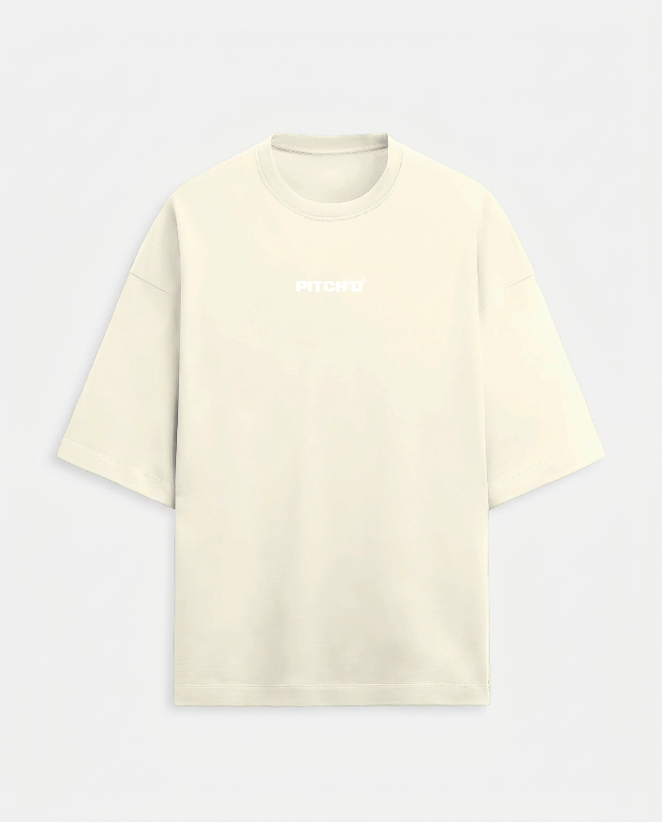 PITCH'D Oversized Tee - OFF WHITE
