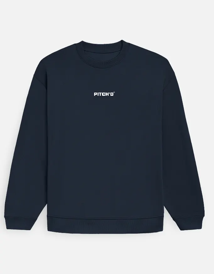 PITCH'D Oversized Sweatshirt - NAVY