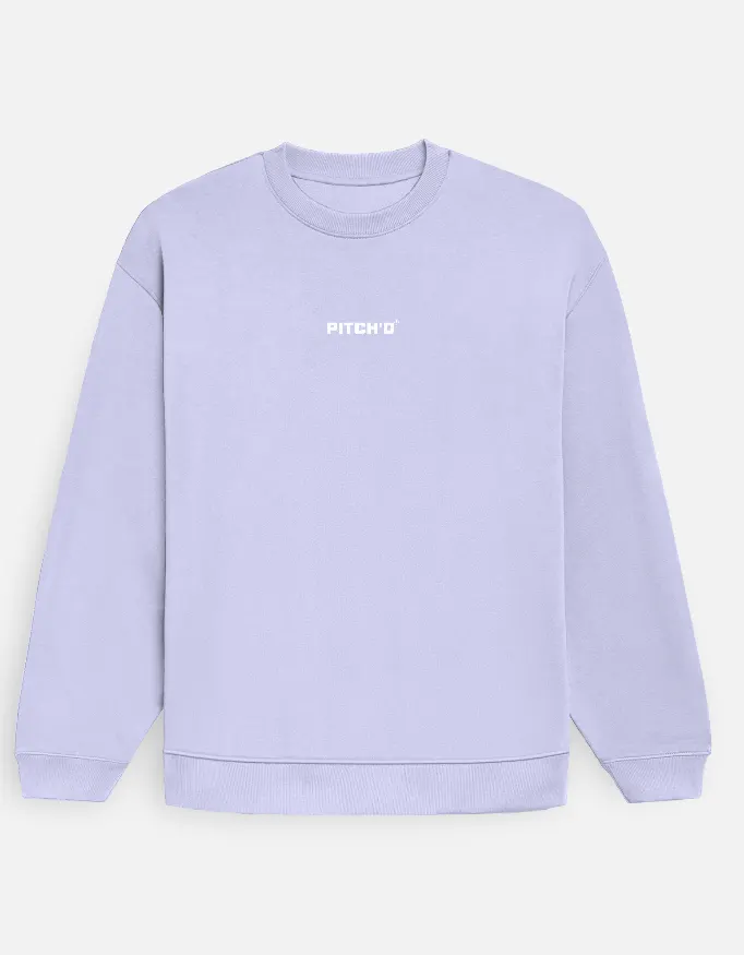 PITCH'D Oversized Sweatshirt - PERIWINKLE