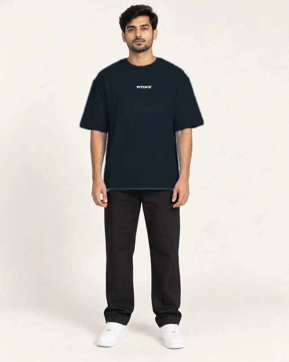 PITCH'D Oversized Tee - NAVY