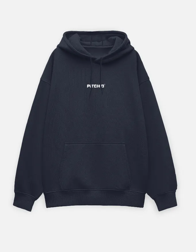 PITCH'D Oversized Hoodie - NAVY