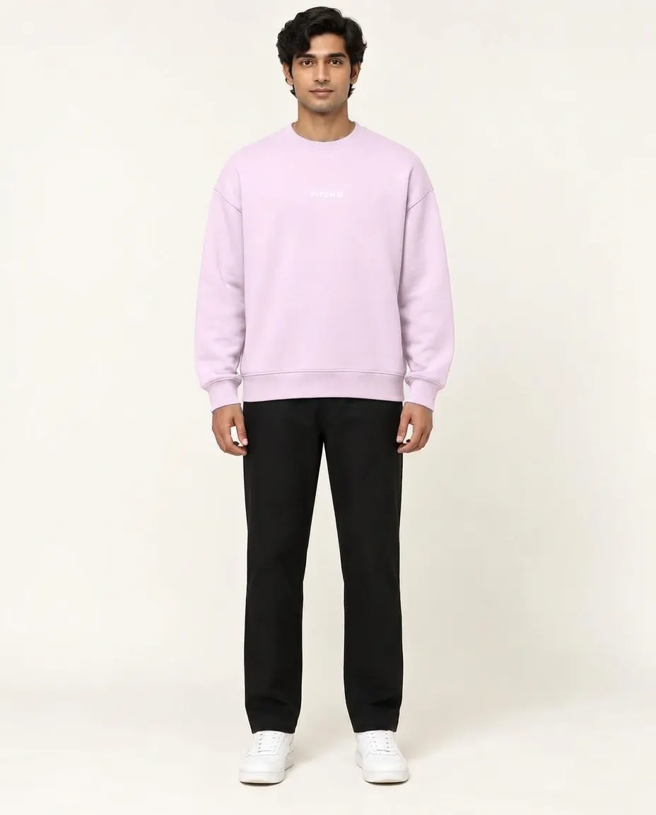 PITCH'D Oversized Sweatshirt - LILAC